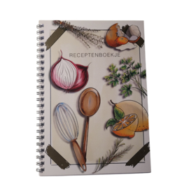 Receptenboekje met ringband