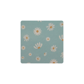 Sticker bloemen blauw
