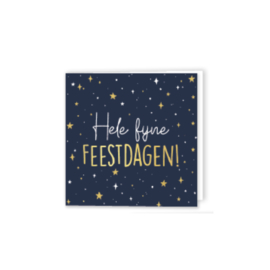 Kerstkaart - Hele Fijne Feestdagen!