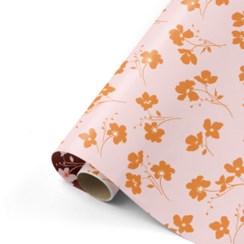 Bloemen - Roze - Oranje - Bordeaurood - 50 cm