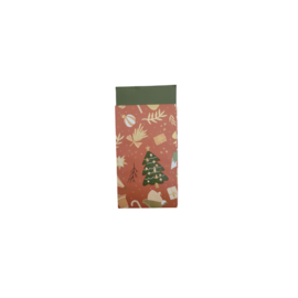 Kerst - Kerstboom - Engel - Takjes - Sterren - Decoratie - Donkerrood - Klein