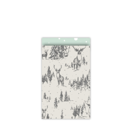 Cadeauzakje M | REINDEER FOREST | GREY