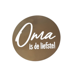 Oma is de liefste - Goud