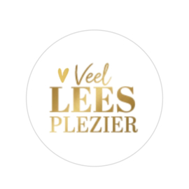 Veel LEESplezier - Wit- Goud
