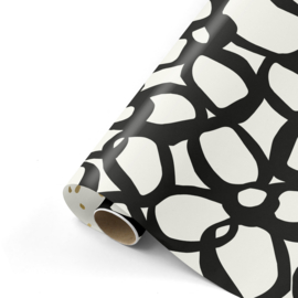 Wit - Goud - Dots - Zwart - Organisch - 50 cm