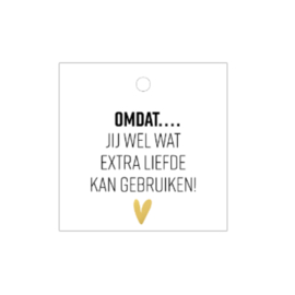 Minikaart - Omdat... je wel wat extra liefde kan gebruiken!