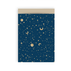 Galaxy Midnight Blue - Sterren - Blauw - Craft - Middel