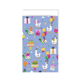 Goose Party Time - Blauw - Gekleurd - Middel