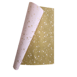 Sterren - Lichtroze - Goud