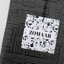 Zomaar  - Cadeaulabel - Minikaart - Bloemen