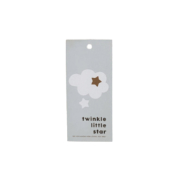 Label - Twinkle little star - do you know how loved you are?