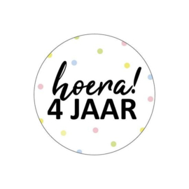 Stickers | HOERA |  4 JAAR