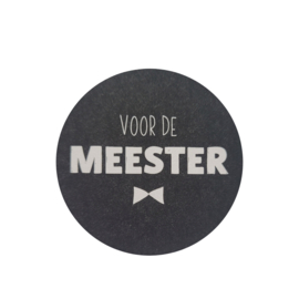 Sticker Voor de meester