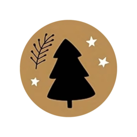 Sticker - Craft - Kerstboom - Kerst