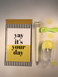 Wenskaart | YAY IT'S YOUR DAY