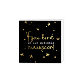 Kerstkaart - Fijne kerst & een gelukkig nieuwjaar!