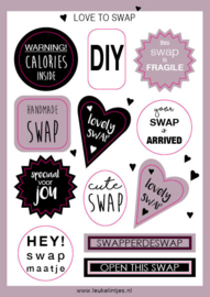 Stickervel |  SWAP | ROZE