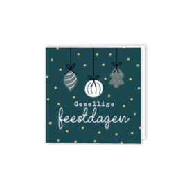 Kerstkaart - Fijne Feestdagen!