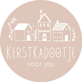 Stickers|  KERSTKADOOTJE |NUDE