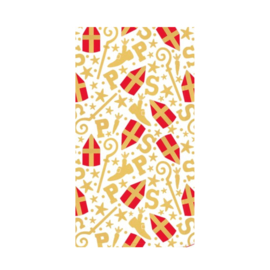 Sinterklaas - Staffen & Mijters - Wit - Rood - Goud - Groot