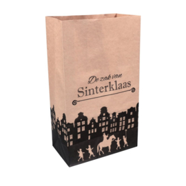 Blokzakje - De zak van Sinterklaas - Craft - Zwart - Sint