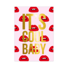 Wenskaart -  It's cool baby - zonder envelop