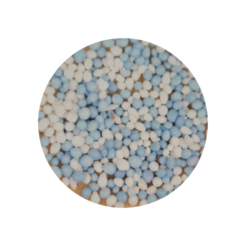 Baby - Beschuit met muisjes - Blauw - Wit