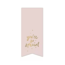 Sticker - 'You're so special' - roze