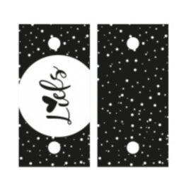 Label - zwart/wit - Liefs