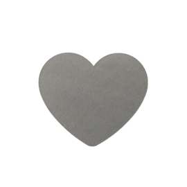 Sticker - Hart - Zilver