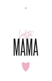 MINIKAART ROZE | LIEFSTE MAMA