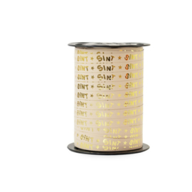 Krullint - Sint - Créme - Goud - 5 meter