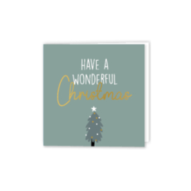 Kerstkaart - Merry Christmas