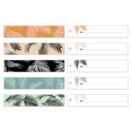 Gifttag | SET | RIBBON LABEL | PALMLEAVES