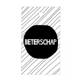 Label - zwart/wit - Beterschap