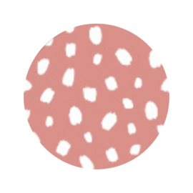 Sticker - Confetti - Oudroze - Wit