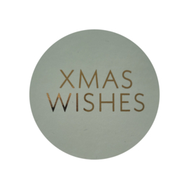Sticker - Xmas Wishes - Kerst