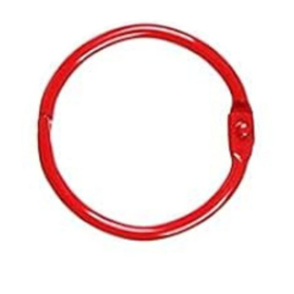 Clickring - Sleutelring - Sluitring - Ring - Rood