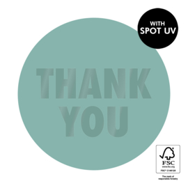 Stickers | THANK YOU | TURQUOISE
