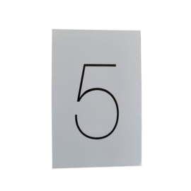5 - Zwart - Wit