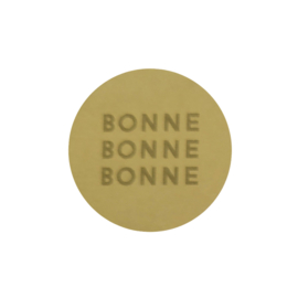 Sticker - Sinterklaas - Bonne Bonne Bonne - Geel