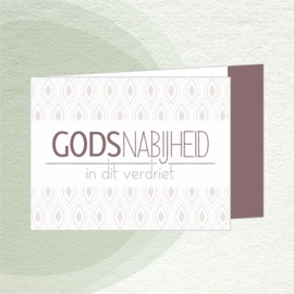 GODS NABIJHEID in dit verdriet