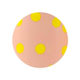 Cadeaupapier | POLKA DOT | LEMON YELLOW-MARSHMALLOW PINK