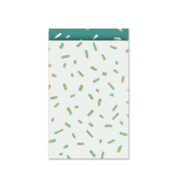 Spetters - Mint - Groen - Goud - Wit - Klein