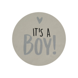 Baby - It's a boy! - Wit - Blauw