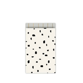 Confetti - Zwart - Wit - Gestreept - Goud - Grijs - Groot