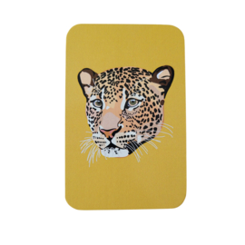 panter - kop - bruin