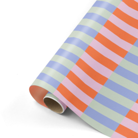 Blokken - Groen - Blauw - Roze - Oranje - 50 cm