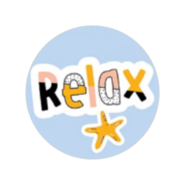 Sticker - Relax - Zomer