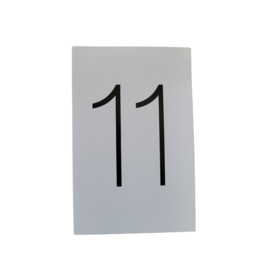 11 - Zwart - Wit